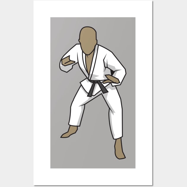 Jiu Jitsu Black Belt Wall Art by CatsAreAmazing1